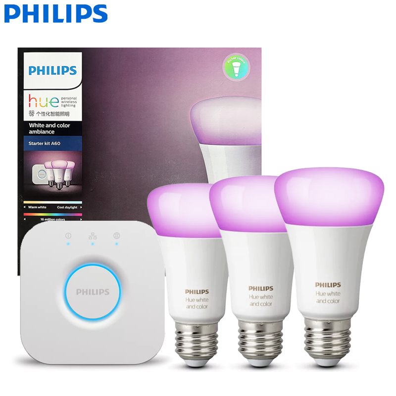 Philips Light Hue Color - مجموعة أدوات الضوء الذكية من Philips