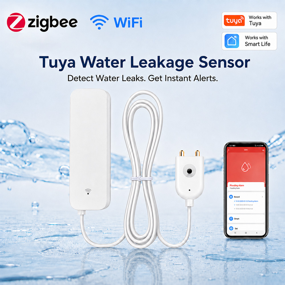 Water Alarm Sensor - جهاز استشعار تسرب المياه بتقنية ZigBee