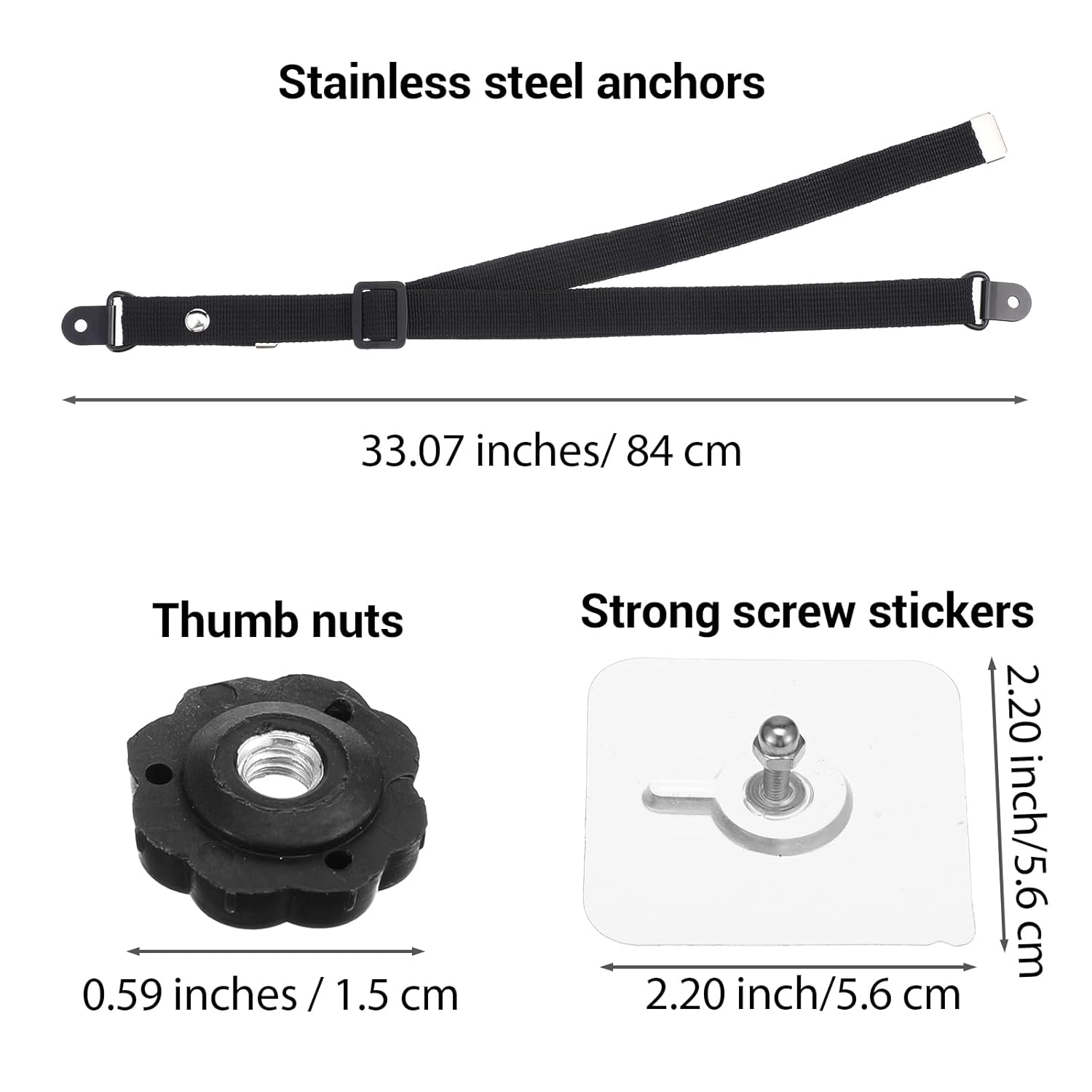 أحزمة أمان للتلفزيون قابلة للت - مراجعة Earthquake Anchor Strap وسعره