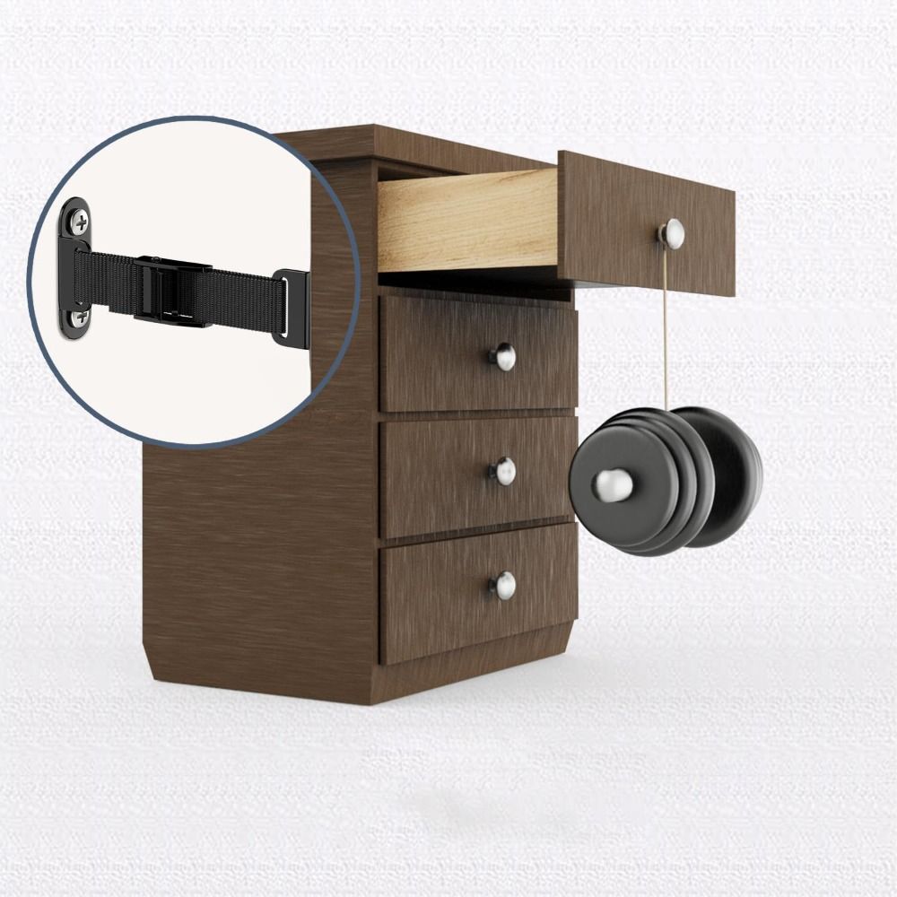 مثبتات أثاث مقاومة للزلازل، مج - مراجعة Earthquake Anchor Strap وسعره