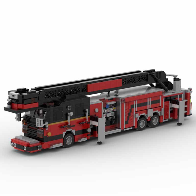 MOC-233469 100ft برج سلم شاحنة - مراجعة Fire Escape Ladder وسعره