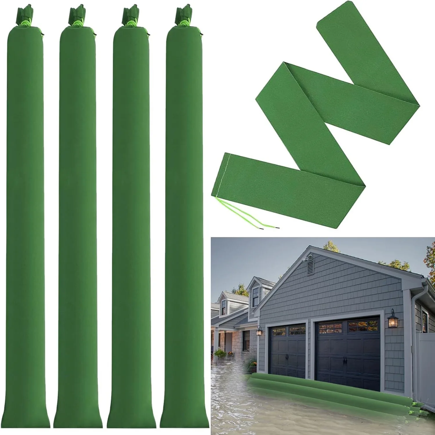 2 قطعة أكياس الرمل سميكة طويلة - مراجعة Flood Barrier Bag وسعره