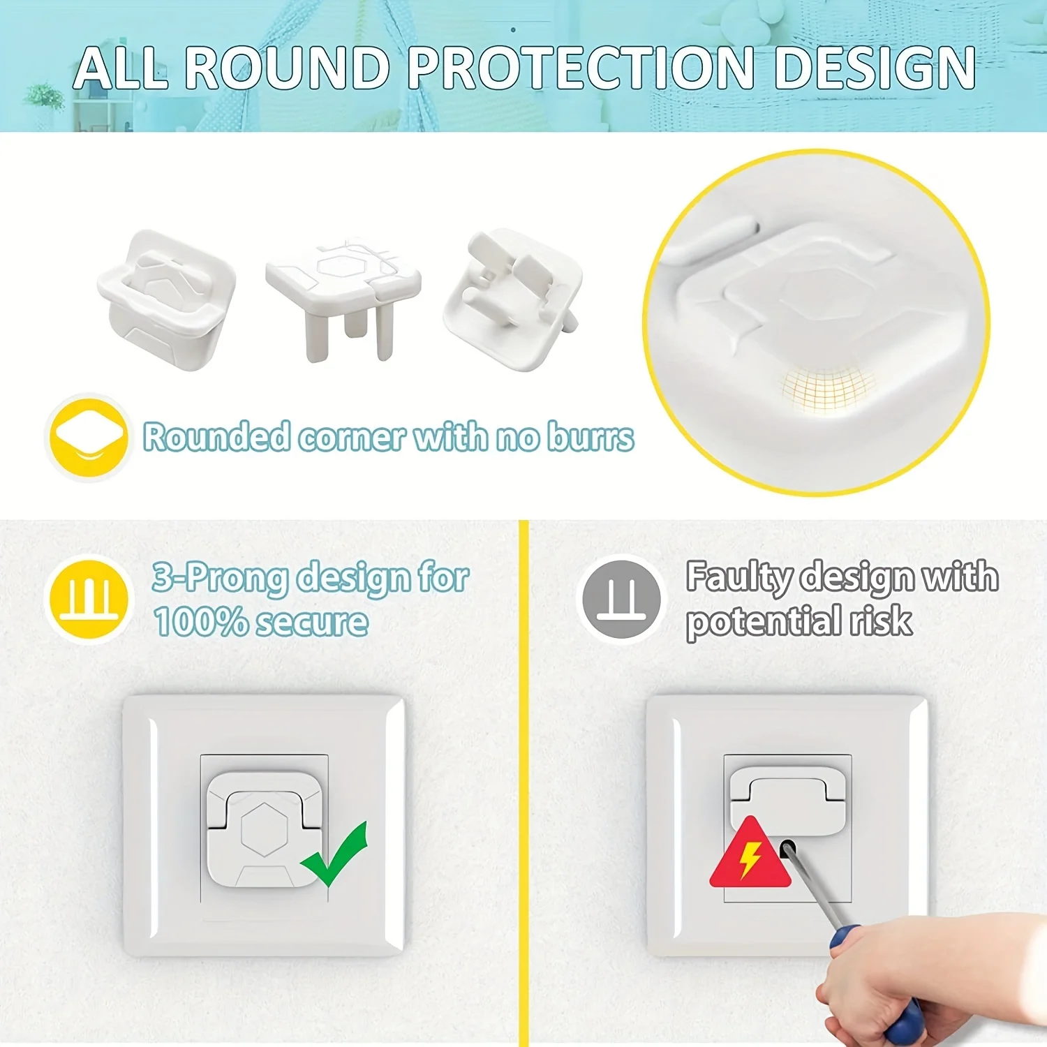 غطاء حماية مقابس كهربائية للأط - مراجعة Outlet Cover Baby وسعره