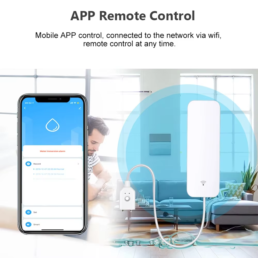 جهاز استشعار تسرب المياه بتقني - مراجعة Water Alarm Sensor وسعره