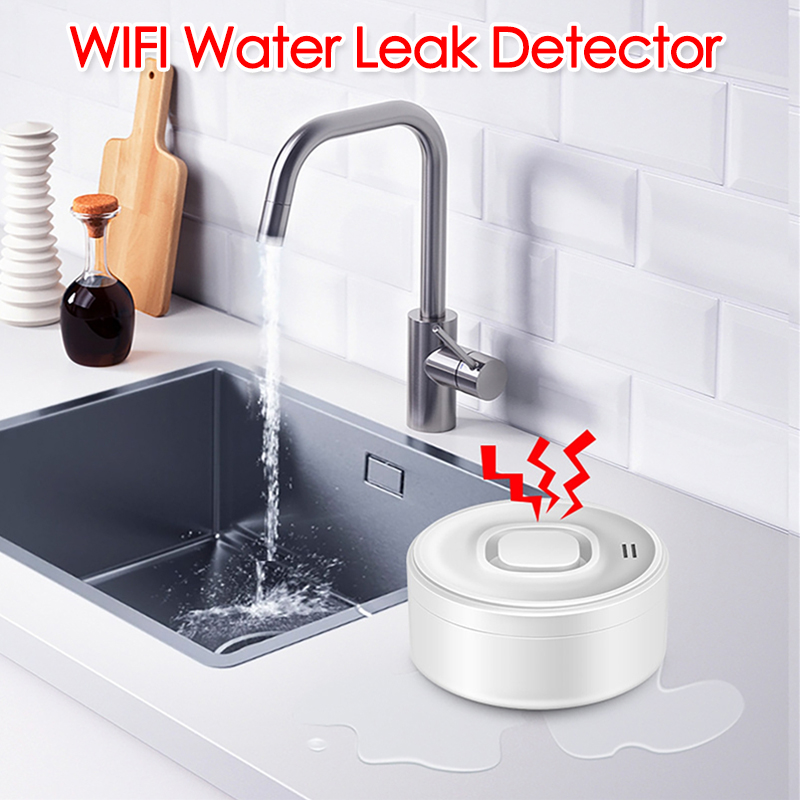 كاشف تسرب المياه الذكي WIFI 10 - مراجعة Water Alarm Sensor وسعره
